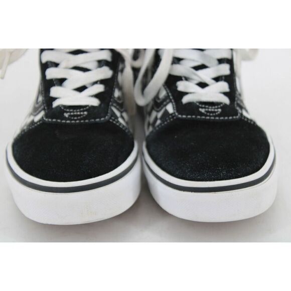VANS OFF THE WALL youth sz 5 lace up checkered low top sneaker - Picture 5 of 11